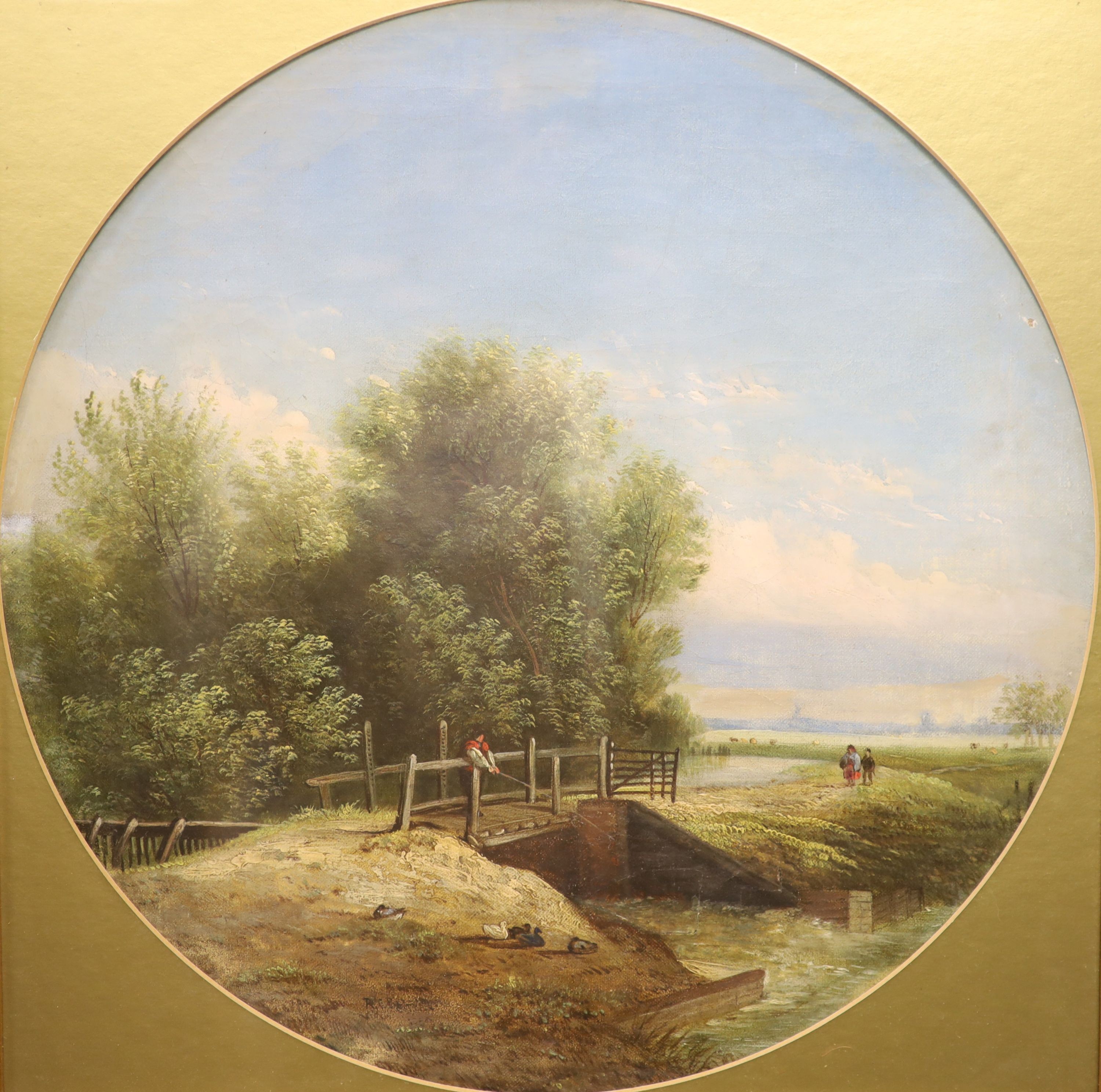 A 19th century oil on canvas